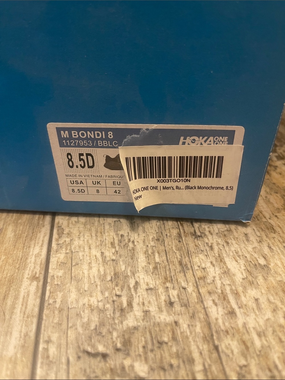 Hoka Black Cushioned Platform Running Shoes - Picture 6 of 6